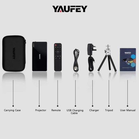 Mini Projektor Yaufey C800 DLP 1080P ANDROID WIFI