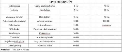 Przenośny aparat do magnetoterapii MAG 2000 3B55