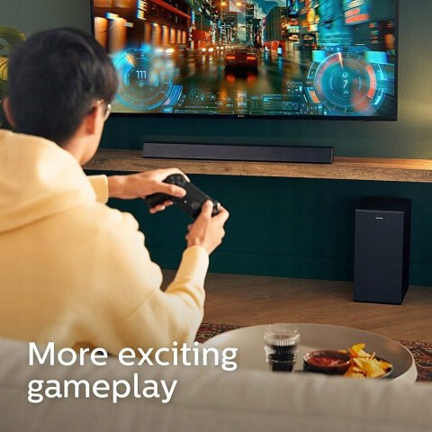 SOUNDBAR PHILIPS TAB7305/10 2.1 300W BT BLACK HIT!