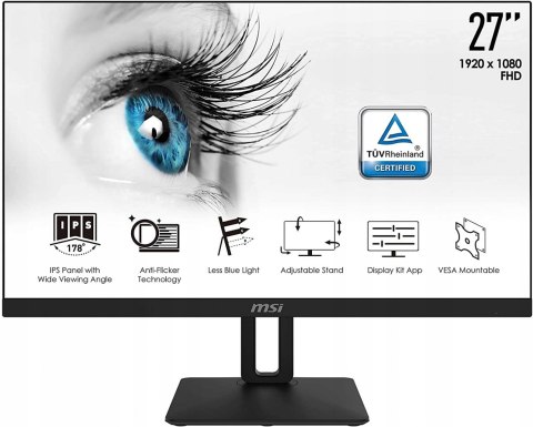 MONITOR MSI MP271P 27 FULLHD 75Hz DO BIURA OKAZJA!