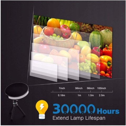 Micro Projektor Exquizon UFO R6 DLP 200 ANSI WI-FI