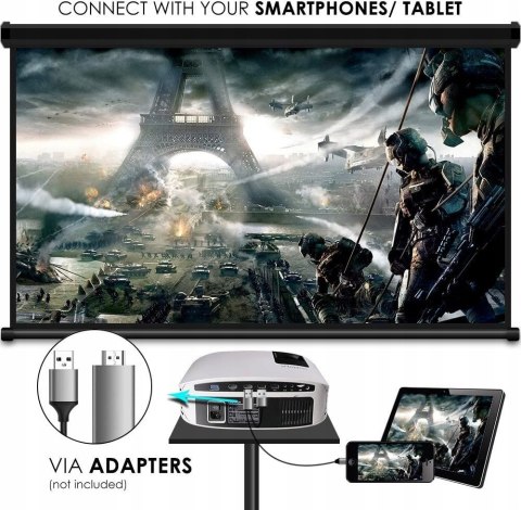 Projektor ELEPHAS YG600 5000 LUMEN HD HDMI 3000:1