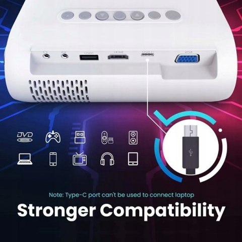 Projektor VictSing BH500A WiFi Bluetooth 6000 MEGA