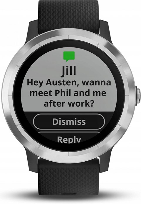 Zegarek sportowy Garmin Vivoactive 3 Czarny