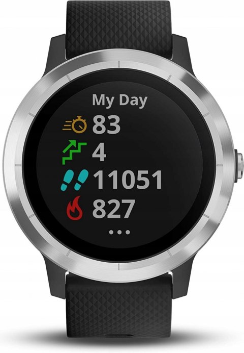 Zegarek sportowy Garmin Vivoactive 3 Czarny