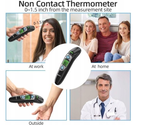 ANKOVO Termometr bezdotykowy na podczerwień OKAZJA