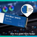 Dysk wewnętrzny SSD WD Blue SN570 NVMe 1TB GW HiT