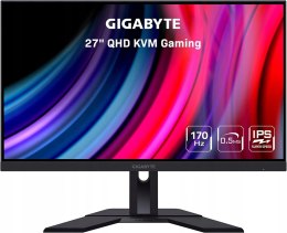 MONITOR GIGABYTE M27Q 27'' WQHD 1MS 170Hz OKAZJA!