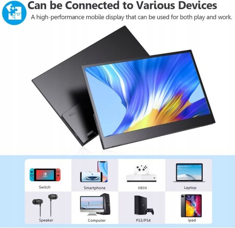 MONITOR PRZENOŚNY EVICIV PORTABLE 14'' FULLHD HIT!