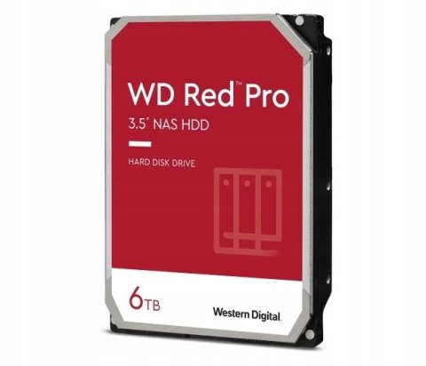 Dysk wewnętrzny HDD NAS WD Red Pro 6TB WD6003FFBX