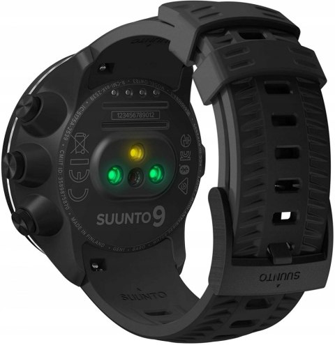 Zegarek Suunto 9 G1 Baro TITANIUM PASEK CZARNY Zegarek Suunto 9 G1 Baro TITANIUM PASEK CZARNY