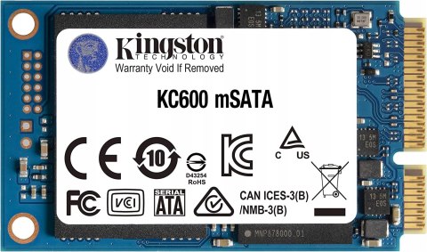 Dysk SSD Kingston SKC600MS/512G 512GB mSATA