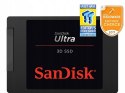 Dysk SanDisk Ultra 3D SSD 500GB GW FV MEGA OKAZJA!