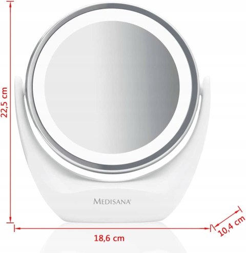 Lustro Medisana koło 186 x 22 mm