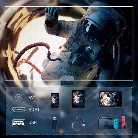 Projektor przenośny DLP Artlii Mana czarny Mega!