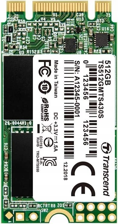 Dysk SSD Transcend 430S 512GB M.2 SATA III