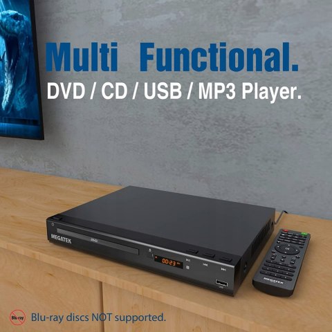 ODTWARZACZ DVD MEGATEK HD-1000E USB BLACK HIT!