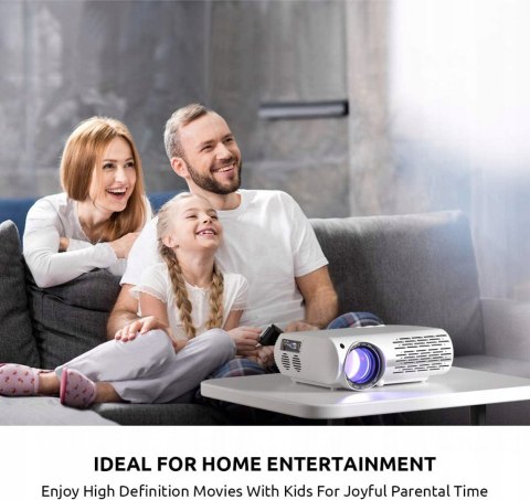 Projektor Crenova XPE660 biały 6800 luksów 1080P