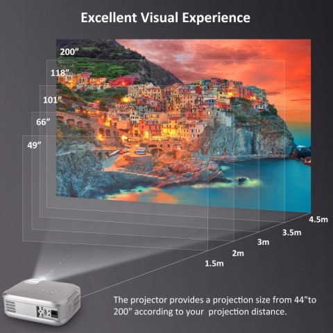 Projektor HUREMER UK76 NATYWNE FULL HD WALIZKA!!!