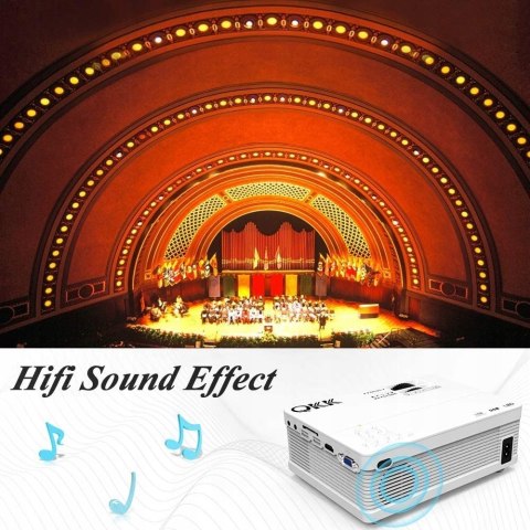 Projektor QKK AK-81 NATYWNE 720P 5000 LUM OKAZJA!!