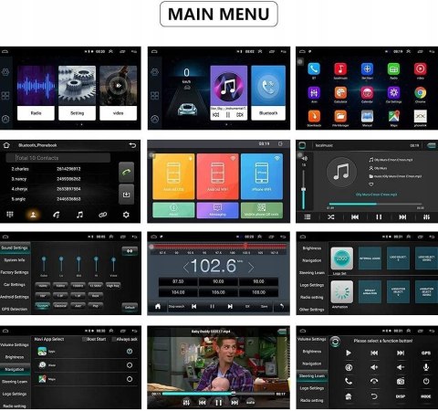 RADIO CAMECHO ANDROID 10 AS225 VW BT WIFI GPS HIT!