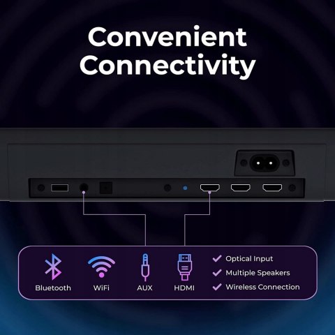 SOUNDBAR PHILIPS TAB8405/10 2.1 240W BT WIFI HIT!