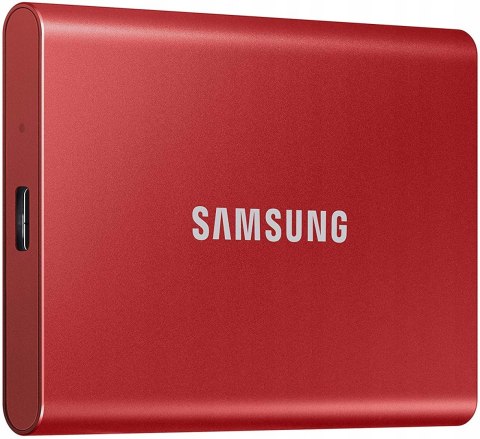 Dysk przenośny SSD Samsung T7 500GB Czerwony GW FV