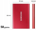 Dysk przenośny SSD Samsung T7 500GB Niebieski GW!