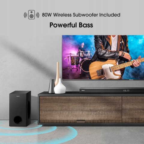 SOUNDBAR HISENSE HS218 2.1 200W BLUETOOTH OKAZJA!
